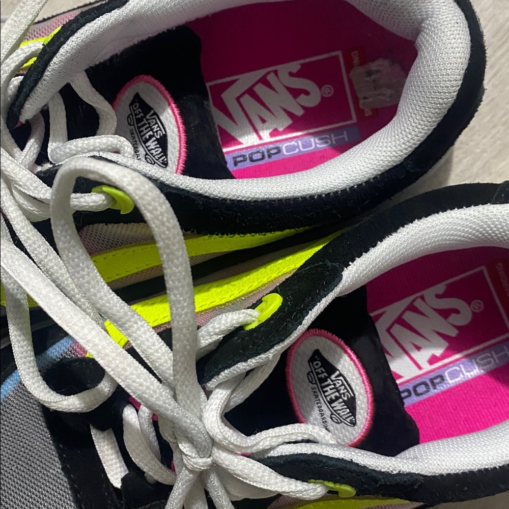 Vans Wayvee Neon Rave Skateboard Sneakers - Picture 9 of 11
